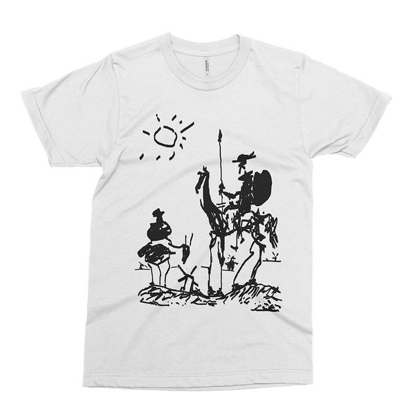 don quixote - pablo picasso sketch art t-shirt men t shirt short sleeve cotton 2018 new arrival men
don quixote - pablo picasso sketch art t-shirt men t shirt short sleeve cotton 2018 new arrival men