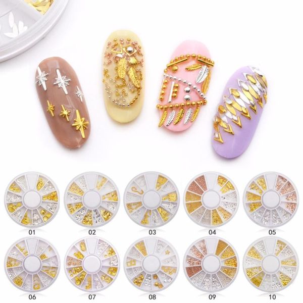 nail art decorations meicialin rose gold rivet studs decoration grey circle star round square triangle mixed accessories in wheel, Silver;gold
nail art decorations meicialin rose gold rivet studs decoration grey circle star round square triangle mixed accessories in wheel, Silver;gold