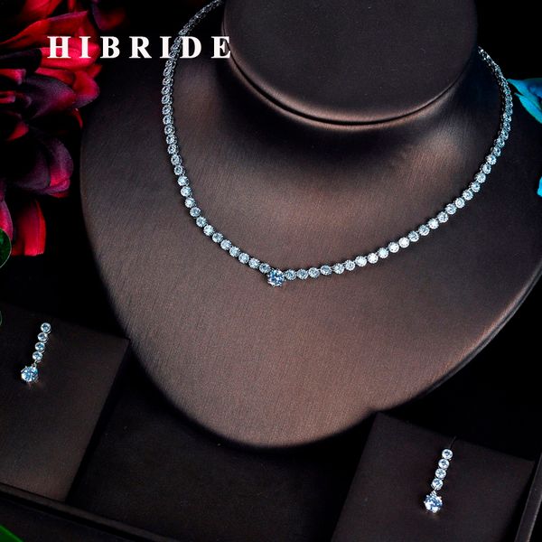 hibride new luxury micro cz pave women jewelry sets earring necklace set bridal wedding jewelry set accessories n-615, Silver
hibride new luxury micro cz pave women jewelry sets earring necklace set bridal wedding jewelry set accessories n-615, Silver