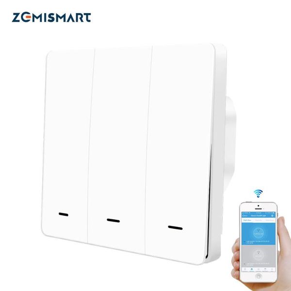 smart home control zemismart zigbee 3.0 eu push switches one gang wall light switch compatible with smartthing hub app phone
smart home control zemismart zigbee 3.0 eu push switches one gang wall light switch compatible with smartthing hub app phone