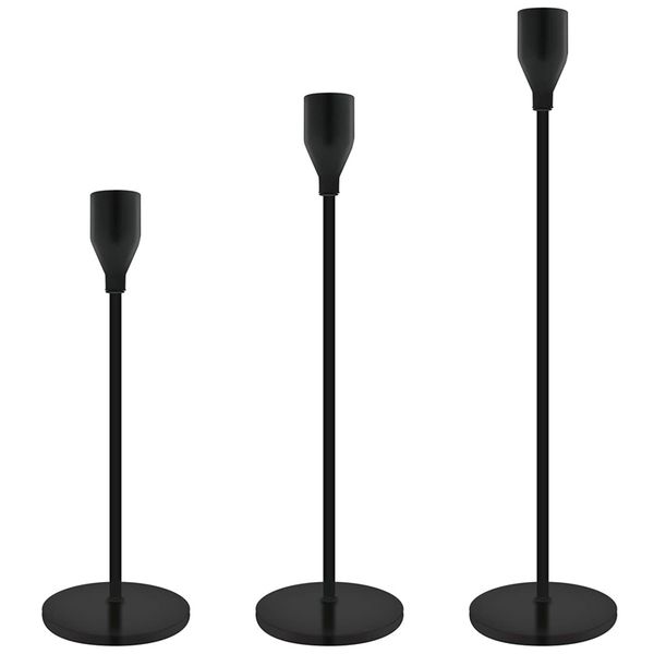 promotion 3pieces taper candle holders black table decorative candlestick holder for wedding dinning party candle holders
promotion 3pieces taper candle holders black table decorative candlestick holder for wedding dinning party candle holders
