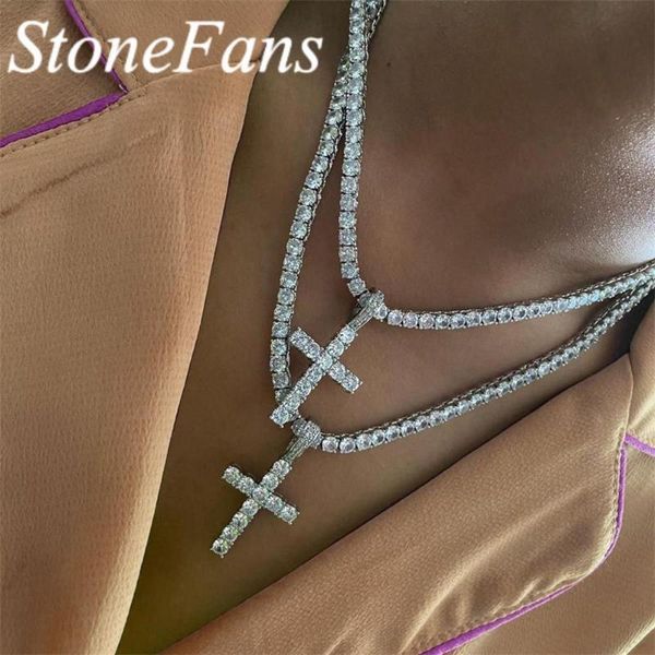 stonefans big cross necklace men gold silver color goth tennis chain crystal rhinestone choker necklace for women collar
stonefans big cross necklace men gold silver color goth tennis chain crystal rhinestone choker necklace for women collar