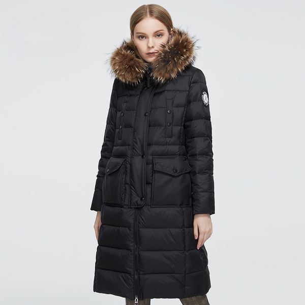 new winter women's coat women long warm parka fashion black jacket with fox fur hood pocket female clothing, Tan;black
new winter women's coat women long warm parka fashion black jacket with fox fur hood pocket female clothing, Tan;black