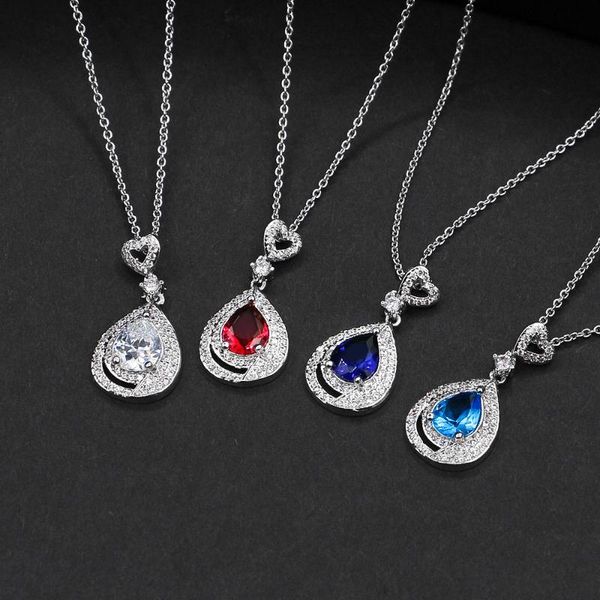 fashion white blue crystal necklace pendant necklace for women female jewelry 2020 new, Silver
fashion white blue crystal necklace pendant necklace for women female jewelry 2020 new, Silver