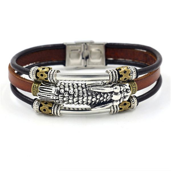 charm bracelets 1pc men's tibetan leather bracelet chinese faucet jewelry multiple rope personality style, Golden;silver
charm bracelets 1pc men's tibetan leather bracelet chinese faucet jewelry multiple rope personality style, Golden;silver