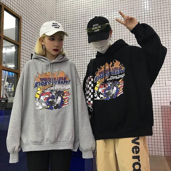 019 winter punk print hoodie streetwear hip hop oversize women men cool sweatshirts retro hoody casual autumn hoodies, Black
019 winter punk print hoodie streetwear hip hop oversize women men cool sweatshirts retro hoody casual autumn hoodies, Black