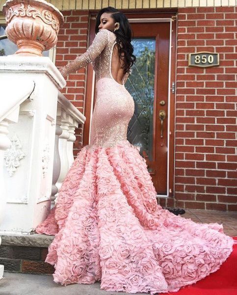 gorgeous pink long sleeve prom dresses see through long sleeves open back mermaid evening gowns south african vestidos de novia, Black;red
gorgeous pink long sleeve prom dresses see through long sleeves open back mermaid evening gowns south african vestidos de novia, Black;red