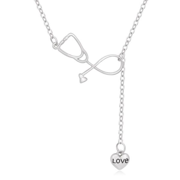 dainty lariat necklace delicate boho stethoscope heart pendant simple chain y necklace dropshipping, Silver
dainty lariat necklace delicate boho stethoscope heart pendant simple chain y necklace dropshipping, Silver