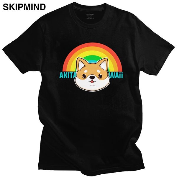 kawaii rainbow akita inu t shirt men short sleeves casual tee japanese dog lover tshirt fit 100% cotton t-shirts clothing gift
kawaii rainbow akita inu t shirt men short sleeves casual tee japanese dog lover tshirt fit 100% cotton t-shirts clothing gift