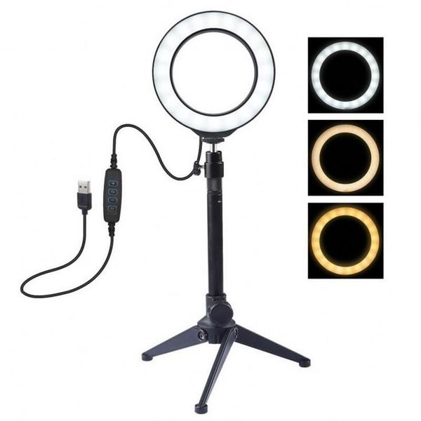 puluz 4.6/6.2 inch led ring light usb 3 modes dimmable pgraphy pgraphic studio video light & cold shoe tripod ball head epacket
puluz 4.6/6.2 inch led ring light usb 3 modes dimmable pgraphy pgraphic studio video light & cold shoe tripod ball head epacket