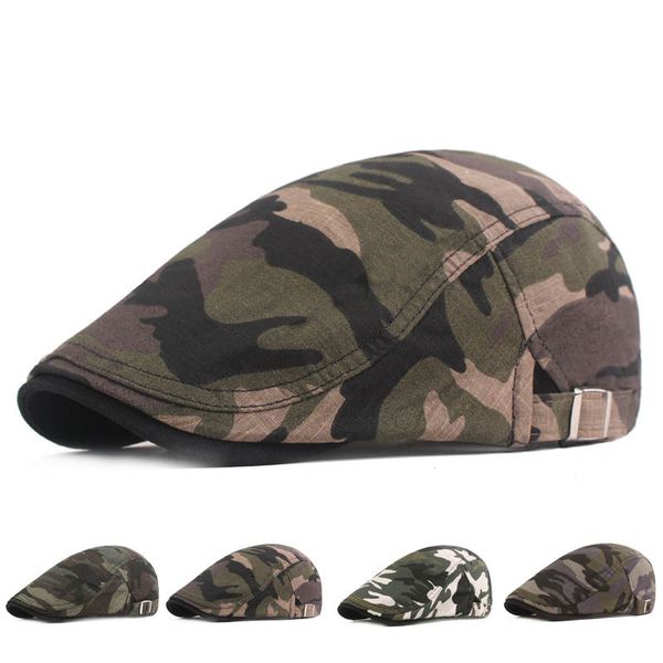 spring summer camouflage men berets caps breathable ivy hats touring cap outdoor unisex, Blue;gray
spring summer camouflage men berets caps breathable ivy hats touring cap outdoor unisex, Blue;gray