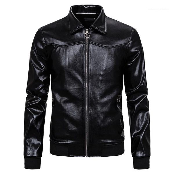 lapel neck zipper panelled mens designer coats casual males clothing solid color mens designer jackets fashion, Black;brown
lapel neck zipper panelled mens designer coats casual males clothing solid color mens designer jackets fashion, Black;brown