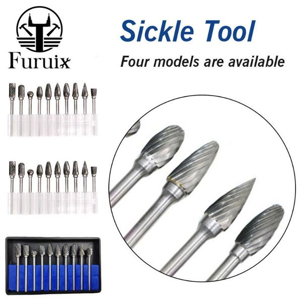 new 10pc 1/8" shank tungsten carbide milling cutter rotary brocas com escareador hss steel cone drill set diamond drill 3x6mm 
new 10pc 1/8" shank tungsten carbide milling cutter rotary brocas com escareador hss steel cone drill set diamond drill 3x6mm