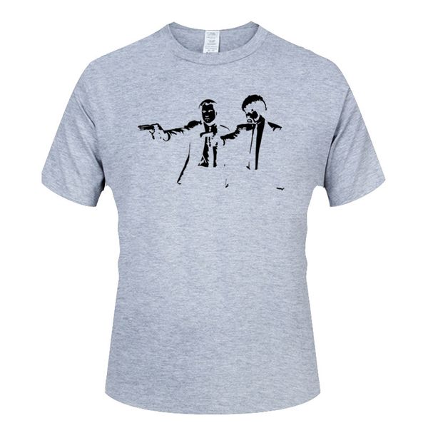 crime novel printing men t shirt short sleeve cotton man tshirts t-shirt tees