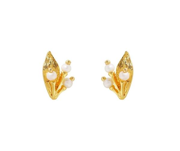 csxjd 2020 new valley bell flower wild lily series earrings lily of the valley pearl earrings, Silver
csxjd 2020 new valley bell flower wild lily series earrings lily of the valley pearl earrings, Silver