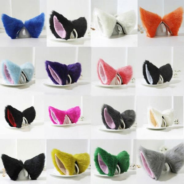 

hair clips & barrettes lovely anime plush cat ears shape bobby pin colorful cute cartoon hairpins children gift for women&girls jewelry orna, Golden;silver
