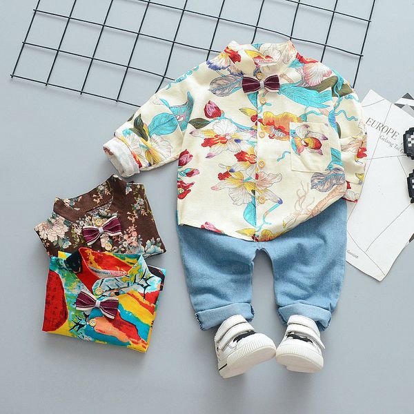 clothing sets kids spring autumn clothes children boys casual suits baby boy cotton gentleman t-shirt printed shirt pants, White
clothing sets kids spring autumn clothes children boys casual suits baby boy cotton gentleman t-shirt printed shirt pants, White