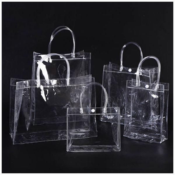 wholesale pvc clear handbags gift bag makeup cosmetics universal packaging plastic clear bags customizable size and logo
wholesale pvc clear handbags gift bag makeup cosmetics universal packaging plastic clear bags customizable size and logo