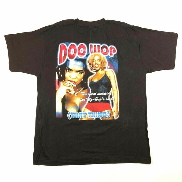 lauryn hill t shirt rap tee 1998 doo wop that thing black fugees vtg reprintt novelty cool men short sleeve t-shirt
lauryn hill t shirt rap tee 1998 doo wop that thing black fugees vtg reprintt novelty cool men short sleeve t-shirt