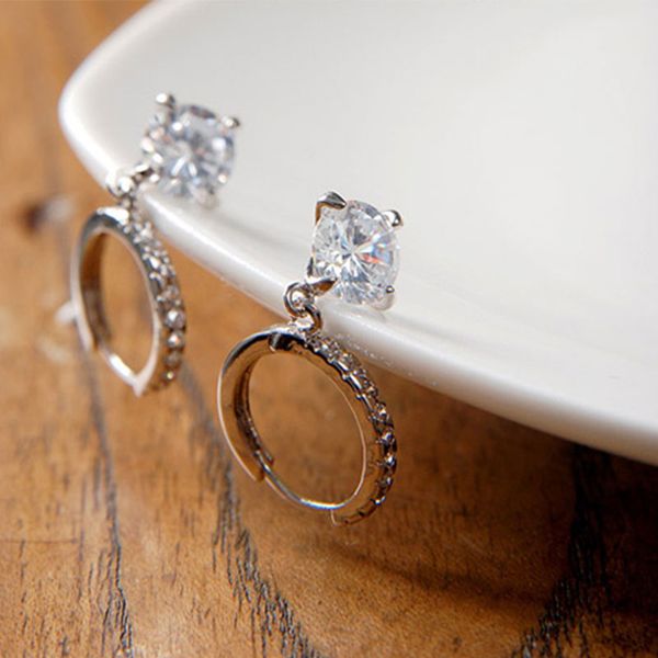 hoop & huggie fashion jewelry gold / silver plated crystal hook earrings for women gift, Golden;silver
hoop & huggie fashion jewelry gold / silver plated crystal hook earrings for women gift, Golden;silver