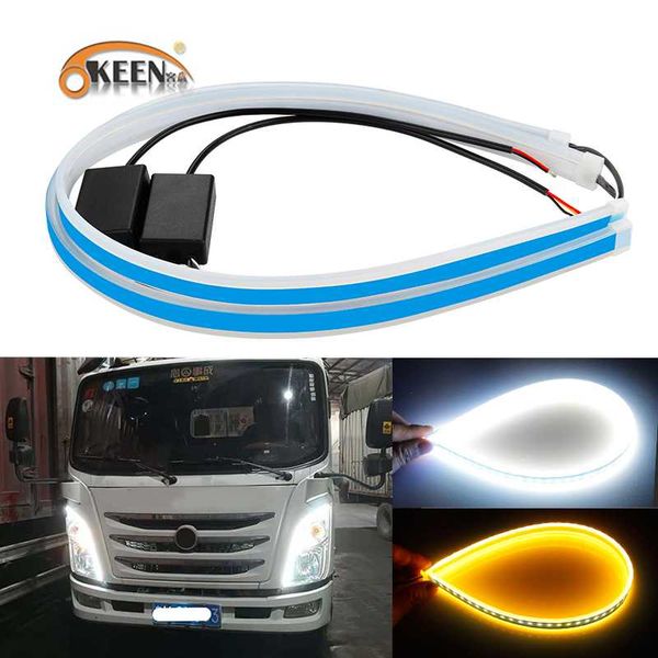 okeen 2pcs ультратонкий 24v автомобиля сид drl дневные ходовые огни белого сигнала поворота желтый руководство газа для грузовиков фара асса
okeen 2pcs ультратонкий 24v автомобиля сид drl дневные ходовые огни белого сигнала поворота желтый руководство газа для грузовиков фара асса
