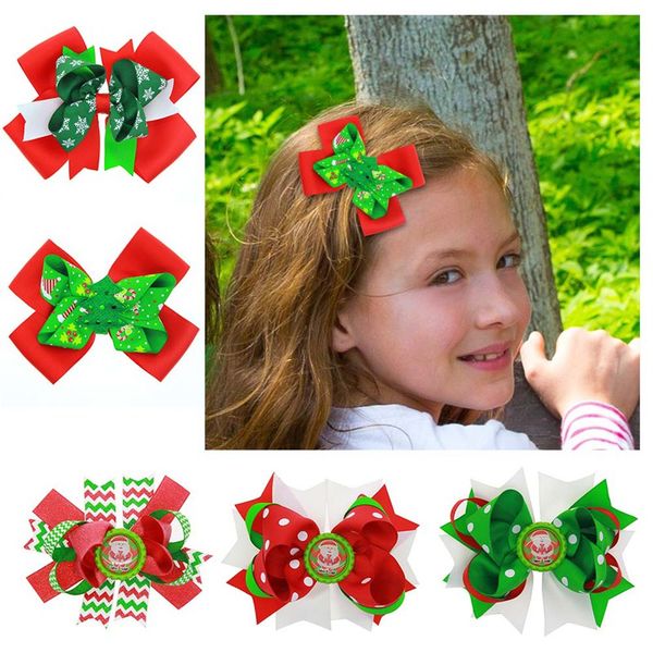 xmas christmas bowknot hairpin hair bow clips barrette for kids girls christmas gift, Slivery;white
xmas christmas bowknot hairpin hair bow clips barrette for kids girls christmas gift, Slivery;white