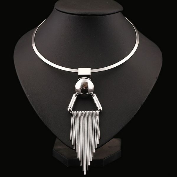 2020 simple tassel necklace fashion for women fashion charm gold color choker necklace tassel choker lady jewelry wholesale, Silver
2020 simple tassel necklace fashion for women fashion charm gold color choker necklace tassel choker lady jewelry wholesale, Silver