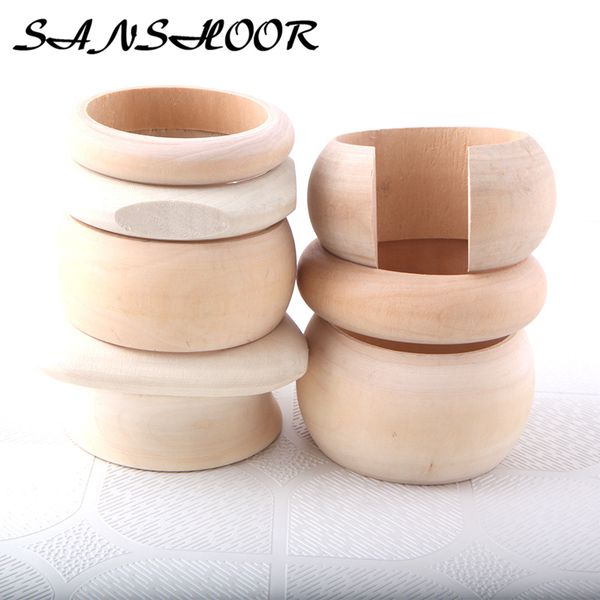 sanshoor mixed 8size/14sizes unfinished wooden bangles bracelet set handmade raw woods wristlet fit painting art as women gifts, Black
sanshoor mixed 8size/14sizes unfinished wooden bangles bracelet set handmade raw woods wristlet fit painting art as women gifts, Black