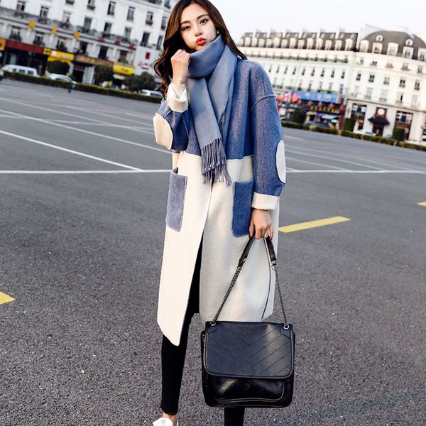 2020 new women long section woolen trench coat women's popular autumn winter wool blends thickened warm woolen outerwear female, Black
2020 new women long section woolen trench coat women's popular autumn winter wool blends thickened warm woolen outerwear female, Black