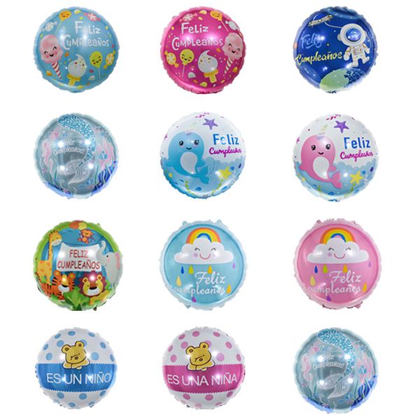 50pcs/lot 18'' foil balloon spanish feliz cumpleanos balloons mylar helium ballons for happy birthday party girls boys party ballo
50pcs/lot 18'' foil balloon spanish feliz cumpleanos balloons mylar helium ballons for happy birthday party girls boys party ballo
