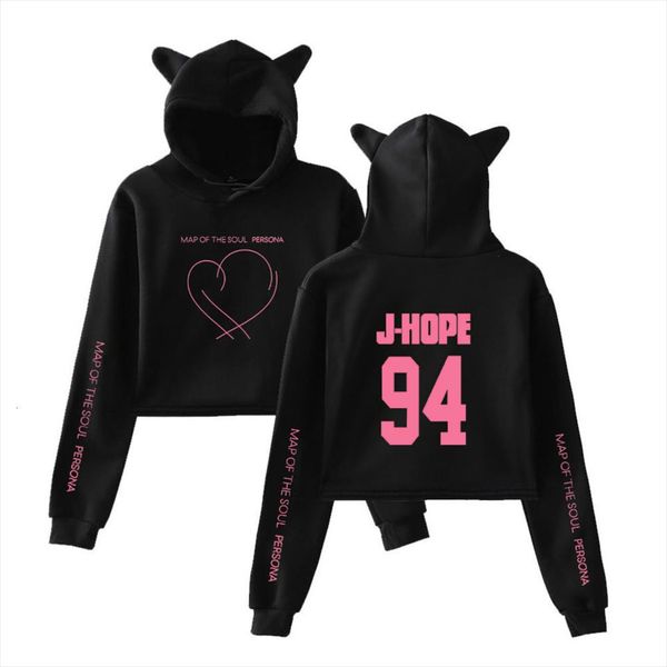 5 colors cute kawaii cat ears girl women hoodie bangtan boys jimin j hope kook jin suga v rm hoodies sweatshirt crop, Black
5 colors cute kawaii cat ears girl women hoodie bangtan boys jimin j hope kook jin suga v rm hoodies sweatshirt crop, Black