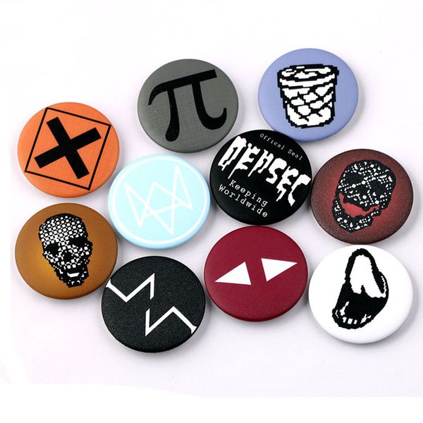 pins, brooches 10 style games watch dogs 2 logo pin badge brooch of bag clothing jewelry game collection memento charm gift for fans, Gray
pins, brooches 10 style games watch dogs 2 logo pin badge brooch of bag clothing jewelry game collection memento charm gift for fans, Gray