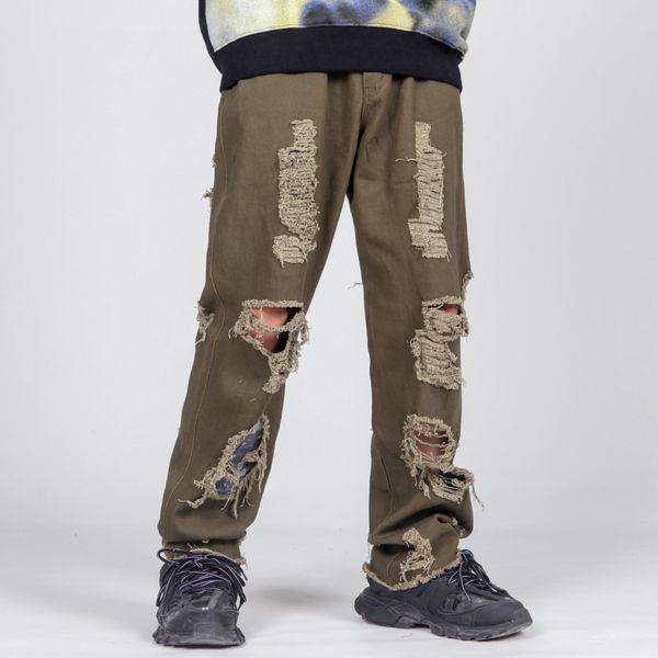 men's jeans ewq / wear money giant/washed broken hole gothic letter printed high street old straight loose trousers 9y3781, Blue
men's jeans ewq / wear money giant/washed broken hole gothic letter printed high street old straight loose trousers 9y3781, Blue
