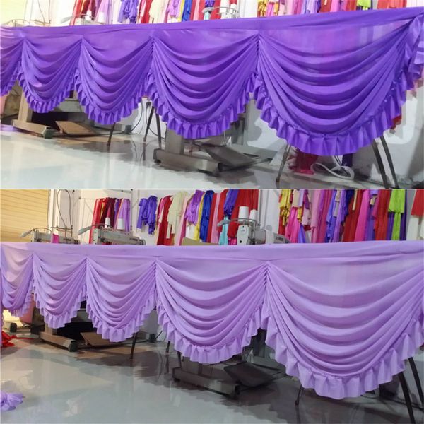 party decoration luxury 6 meters long ice silk fabric wedding swag curtain drops for backdrop table skirt banquet
party decoration luxury 6 meters long ice silk fabric wedding swag curtain drops for backdrop table skirt banquet