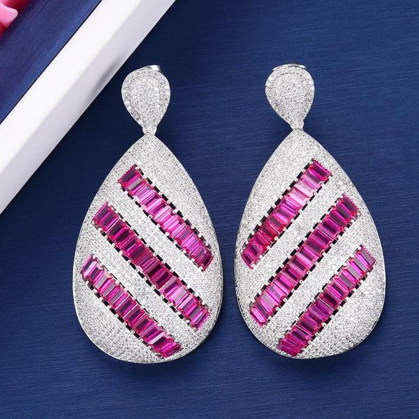 cubic zirconia pink blue cz trendy waterdrop pendant earrings women drop earrings boucle d'oreille femme, Silver
cubic zirconia pink blue cz trendy waterdrop pendant earrings women drop earrings boucle d'oreille femme, Silver