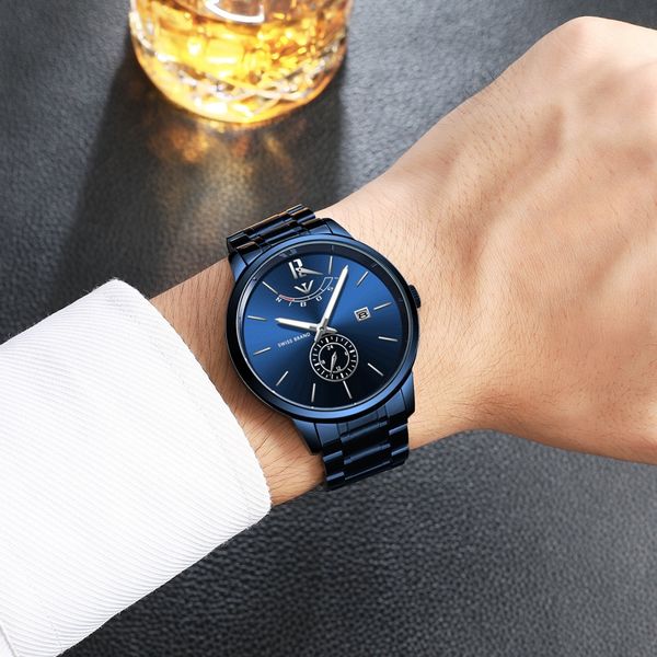 Mayforest Relogio Masculino Relojes Blue Gold Watch Mens Watches Top Brand Luxury Sport Quartz Watch Business Waterproof Wristwatch
Mayforest Relogio Masculino Relojes Blue Gold Watch Mens Watches Top Brand Luxury Sport Quartz Watch Business Waterproof Wristwatch