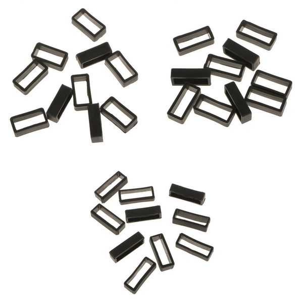 30x black watch ремешок ремешок замена малый резиновый ремень концы петли holder, Black;brown