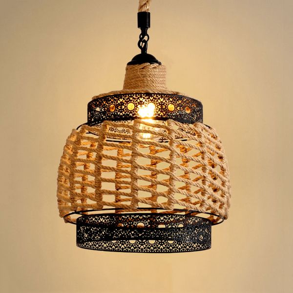 american hemp rope pendant lights retro restaurant chandelier crystal lighting fixture iron art droplight cafe pendant lamps
american hemp rope pendant lights retro restaurant chandelier crystal lighting fixture iron art droplight cafe pendant lamps