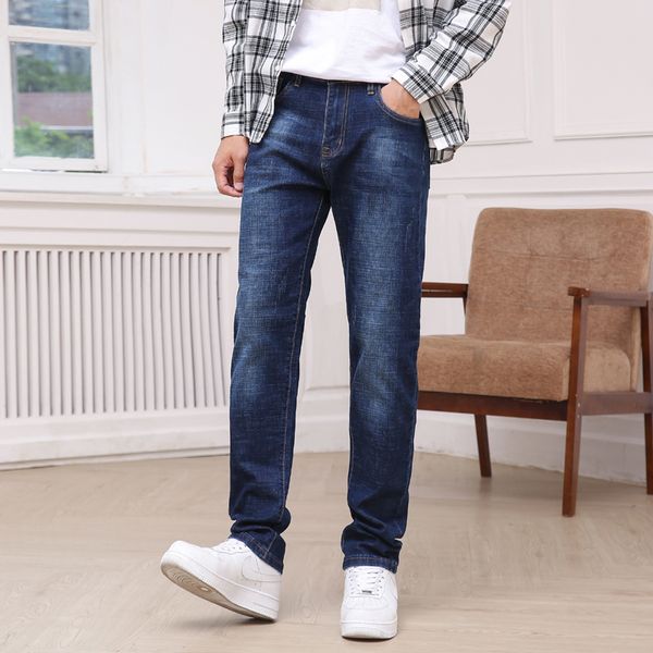 2020 осенью новый мужская побелели синий натяжные jeans light бизнес стиль регулярные штаны fit хлопок джинсовые мужской марка брюки, Blue
2020 осенью новый мужская побелели синий натяжные jeans light бизнес стиль регулярные штаны fit хлопок джинсовые мужской марка брюки, Blue