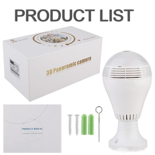 2020 new 360 degree bulb wifi ip camera security baby video monitor mini wireless lamp camera panoramic bulb hd network remote monitor
2020 new 360 degree bulb wifi ip camera security baby video monitor mini wireless lamp camera panoramic bulb hd network remote monitor