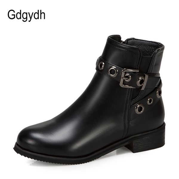 gdgydh women ankle boots round toe square heel zipper opening black female shoes rivets punk ladies footwear plus size 34-48
gdgydh women ankle boots round toe square heel zipper opening black female shoes rivets punk ladies footwear plus size 34-48