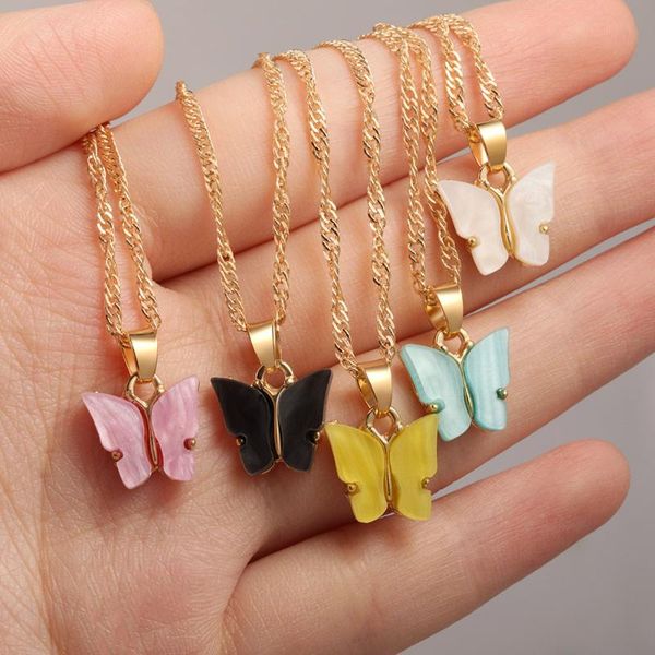 new acrylic cute butterfly choker necklace for women bohemian sweet clavicle chain necklace 2020 fashion female jewelry gift, Silver
new acrylic cute butterfly choker necklace for women bohemian sweet clavicle chain necklace 2020 fashion female jewelry gift, Silver