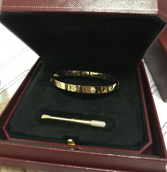 love ten diamond white diamond bracelets silver rose gold bracelets women's men's screwdriver bracelet couple jewelry with origina, Black
love ten diamond white diamond bracelets silver rose gold bracelets women's men's screwdriver bracelet couple jewelry with origina, Black
