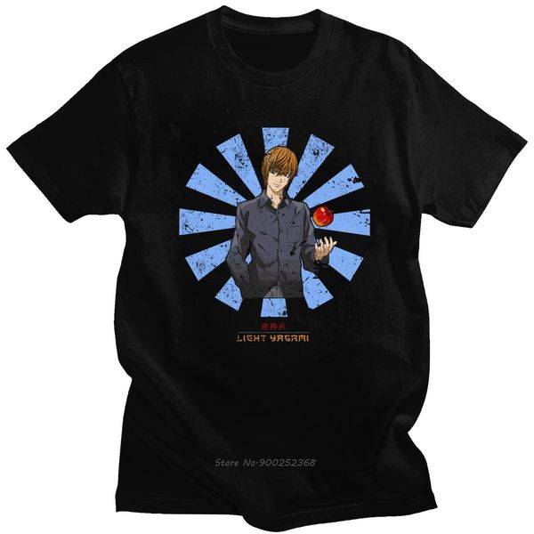 retro japanese death note l t-shirts men short sleeved leisure anime manga light yagami tshirt cotton tee shirt harajuku gift
retro japanese death note l t-shirts men short sleeved leisure anime manga light yagami tshirt cotton tee shirt harajuku gift
