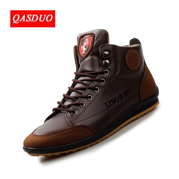 qasduo men drop shipping leather boots fashion autumn spring warm cotton brand ankle boots lace up boot trending shoes, Black
qasduo men drop shipping leather boots fashion autumn spring warm cotton brand ankle boots lace up boot trending shoes, Black