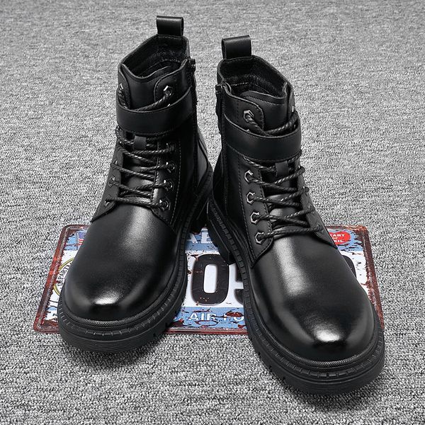 натуральная кожа сапоги мужчины черный обувь tactical combat arm boots голеностопного bootie мода рок ролл street style обувь, Black
натуральная кожа сапоги мужчины черный обувь tactical combat arm boots голеностопного bootie мода рок ролл street style обувь, Black