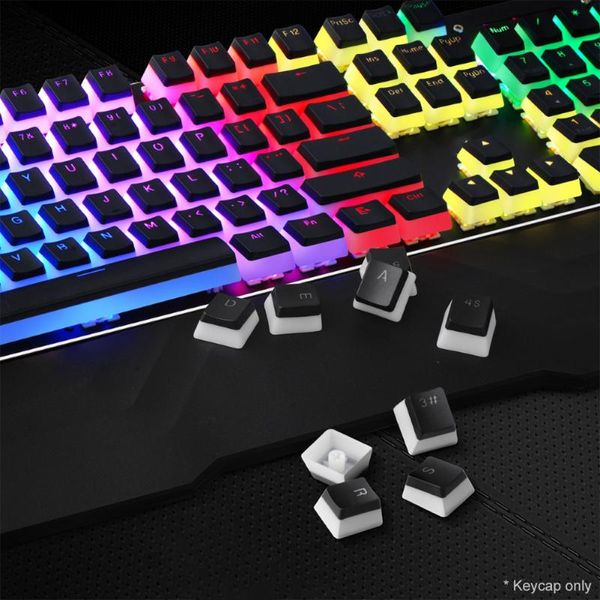 

keyboards rgb 108 keycaps backlight replacement for cherry/kailh/gateron/outemu switch keyboard