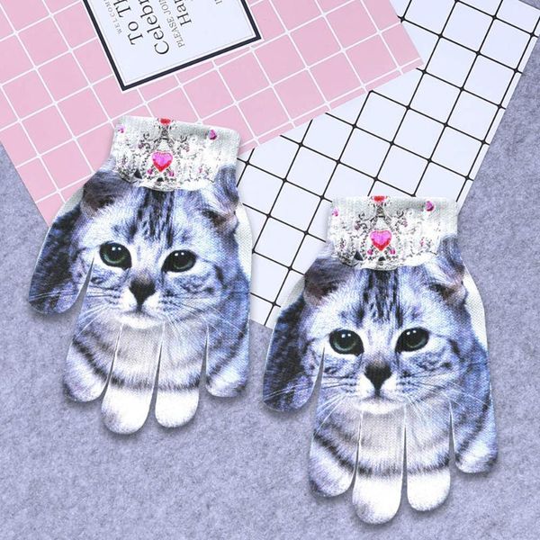 children kids winter warm 3d animal print knitted kitty pet cute gloves handschoenen guantes mujer 11.19, Blue;gray
children kids winter warm 3d animal print knitted kitty pet cute gloves handschoenen guantes mujer 11.19, Blue;gray