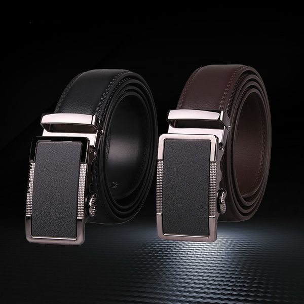 new belt men genuine luxury leather belts for men designer strap male automatic buckle waistband cinto masculino, Black;brown
new belt men genuine luxury leather belts for men designer strap male automatic buckle waistband cinto masculino, Black;brown