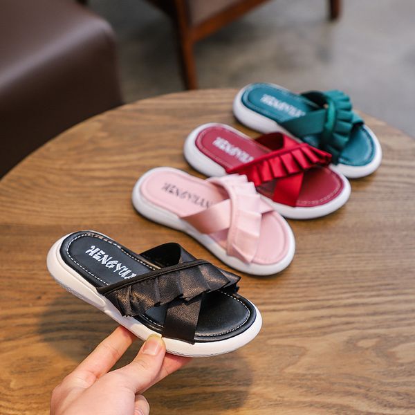 afdswg pu kids sandals pink low heel children girl shoes green princess slippers black kids flip flops for girls, Black;red
afdswg pu kids sandals pink low heel children girl shoes green princess slippers black kids flip flops for girls, Black;red